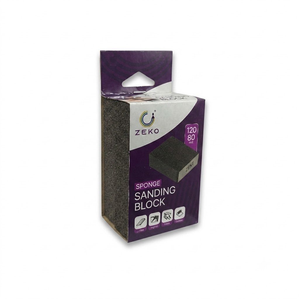 ZEKO Premium Flexible Sponge Sanding Block