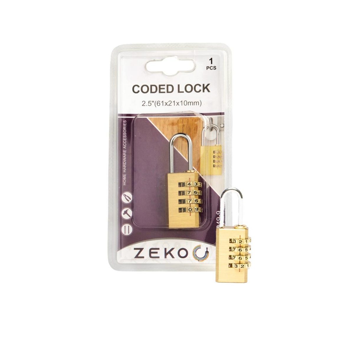 ZEKO Premium Coded Combination Lock 2.5"
