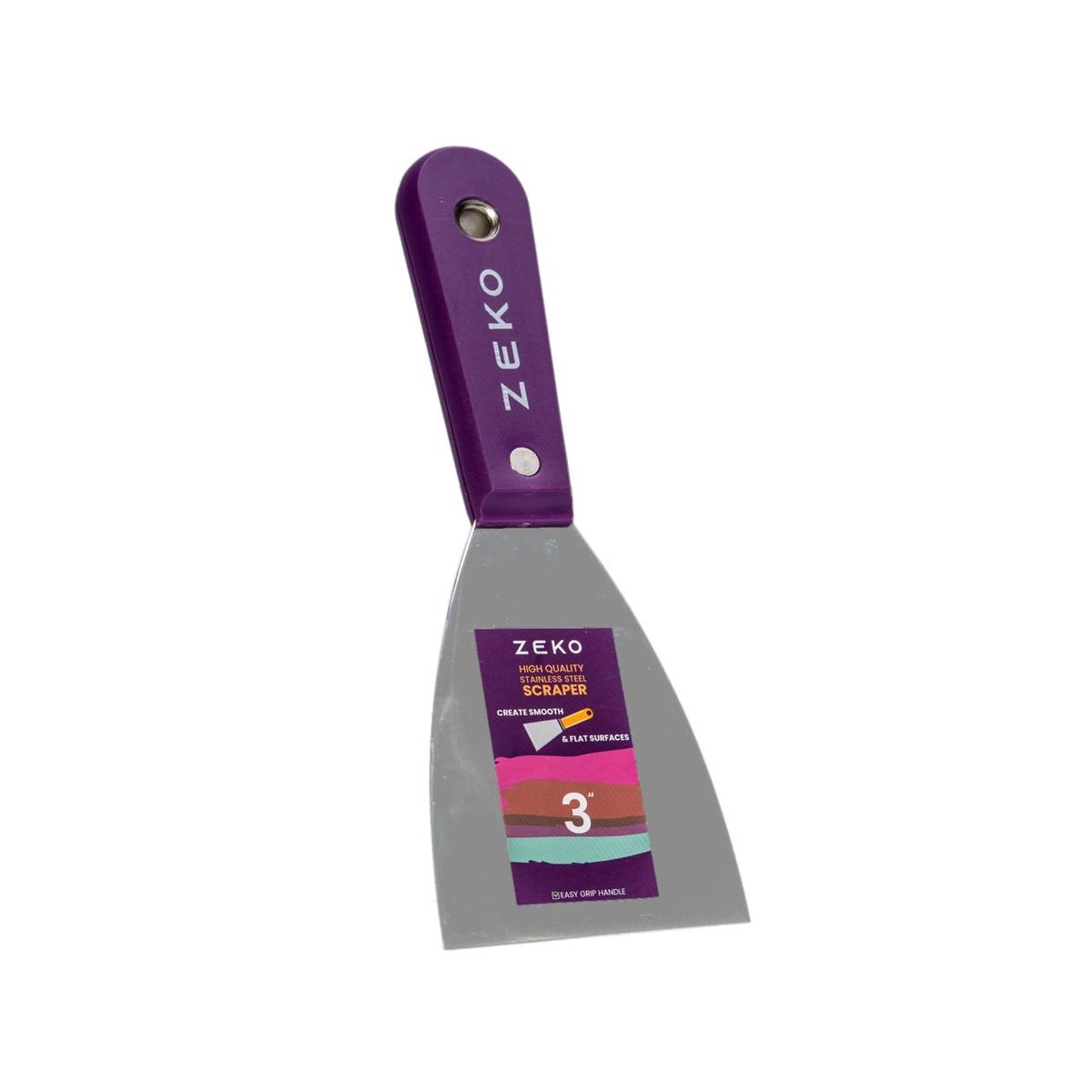 ZEKO Style-Steel Extra-Large Wall Scraper (4")