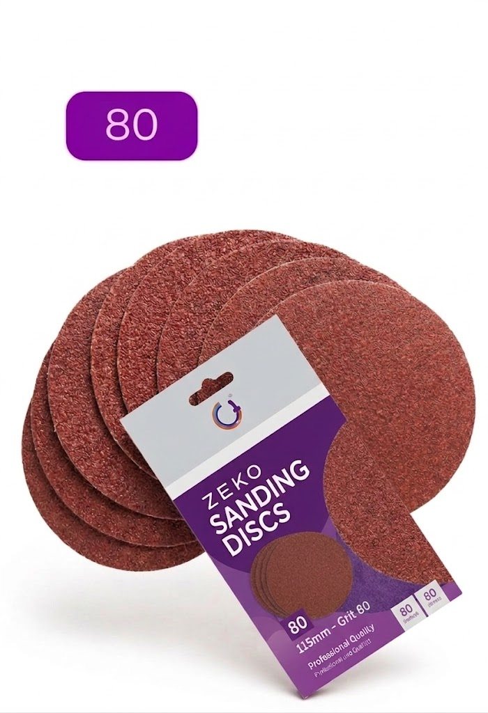 ZEKO Hook & Loop Sanding Disc (P80 Grit)